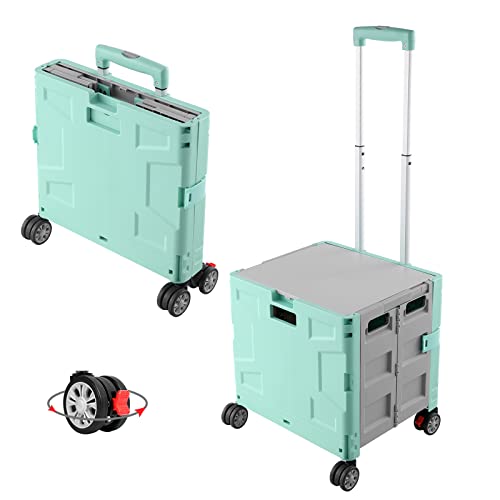 FELICON Folding Utility Cart (Green&Gray)