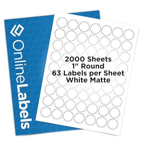 Online Labels 1 Inch Round Labels