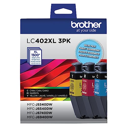 Brother Genuine LC402XL 3PK