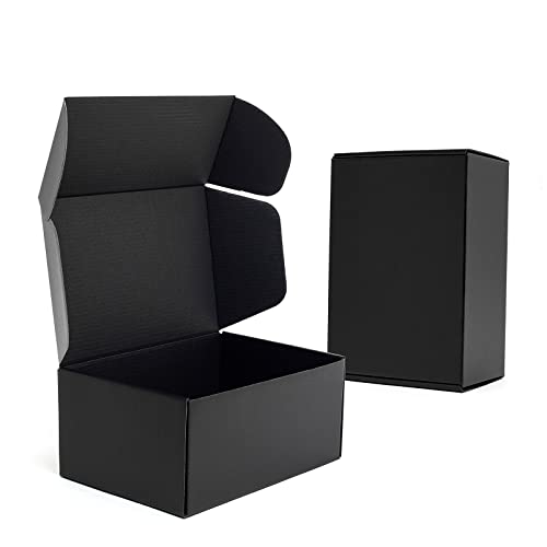Timirog 9x6x4" Black Shipping Boxes