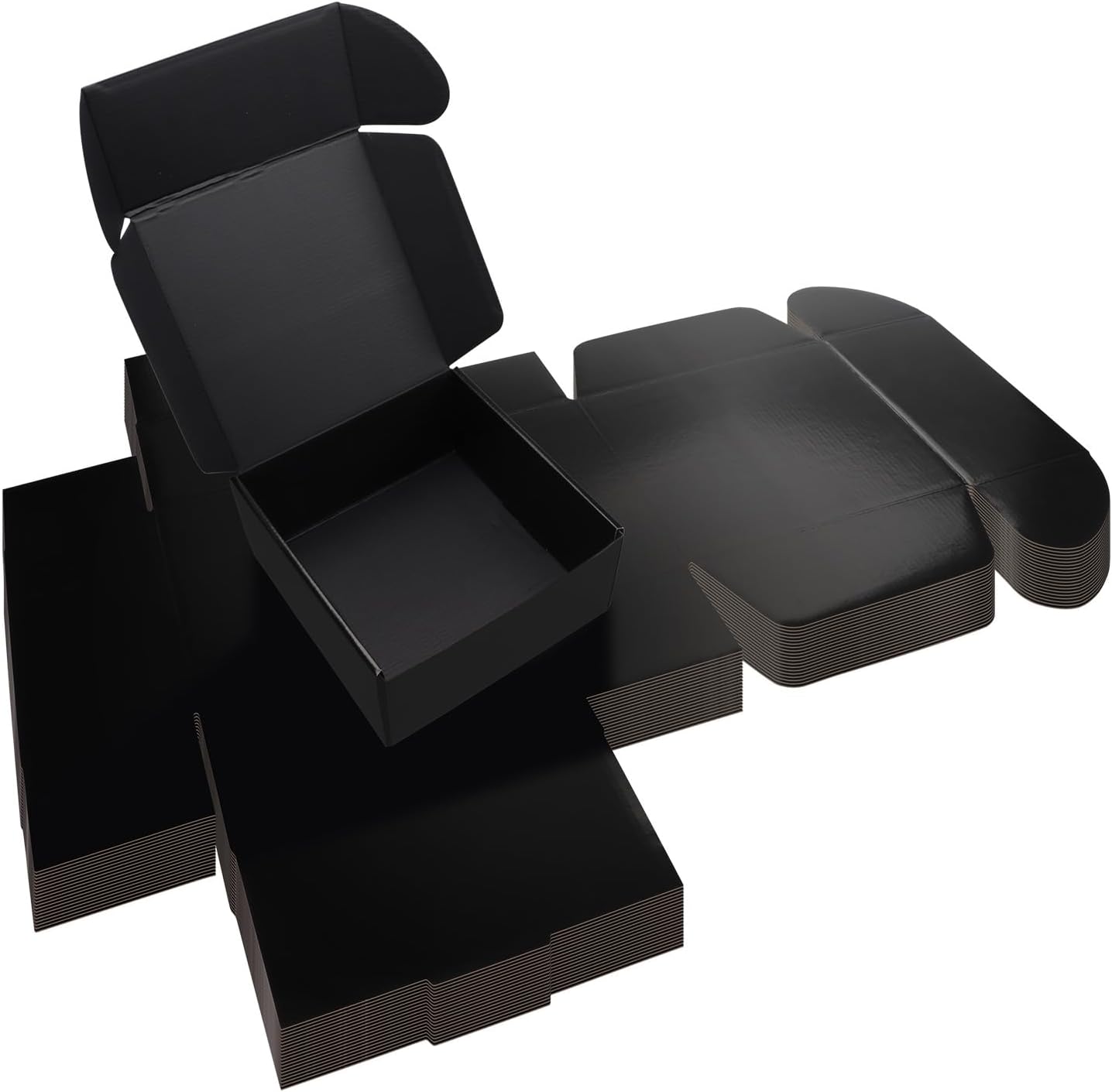 Rempry 8x8x4 Black Shipping Boxes