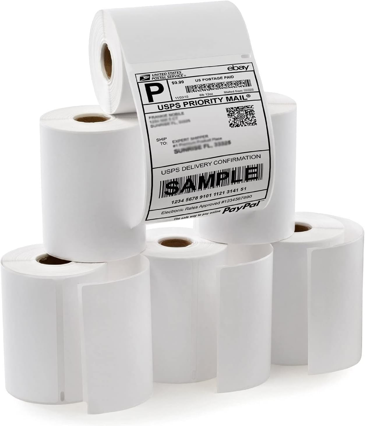 300 Rolls 4XL Labels 4x 6 1744907 Address Labels Internet Postage Shipping Labels Compatible 4XLThermal Printer(220 Labels Per Roll)