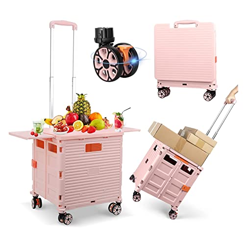 FELICON SELORSS Folding Utility Cart (Pink Pro)