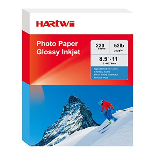HARTWII 220 Pack 8.5x11 200gsm
