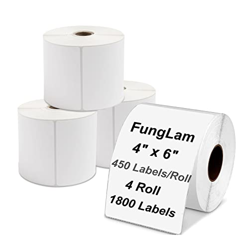 FungLam 4" x 6" Thermal Mailing Labels