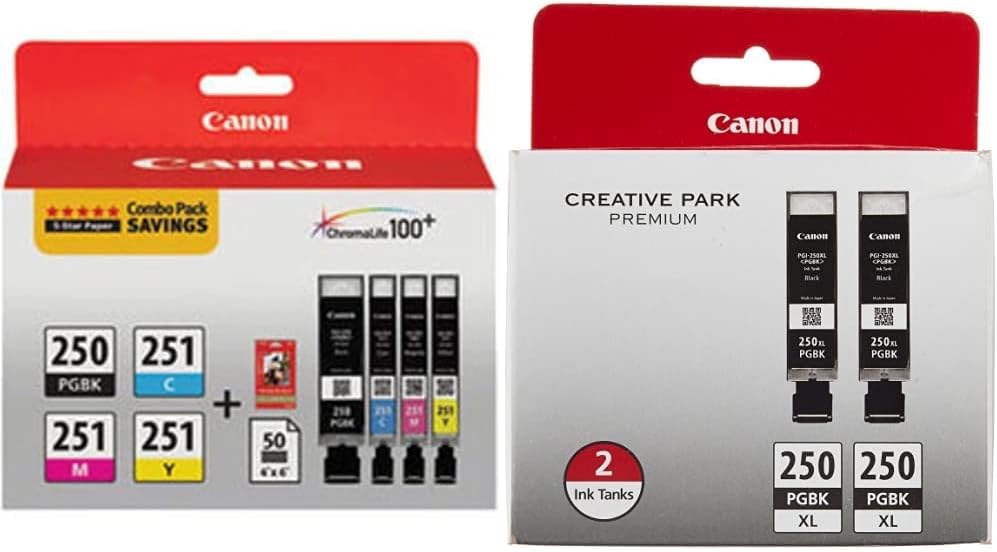 Canon PGI-250/CLI-251 with Photo Paper