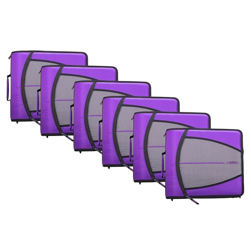 Case-it Mighty Zip Tab Binder (Deep Purple)