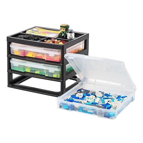 IRIS USA 3-Tier Desk Top Storage Unit
