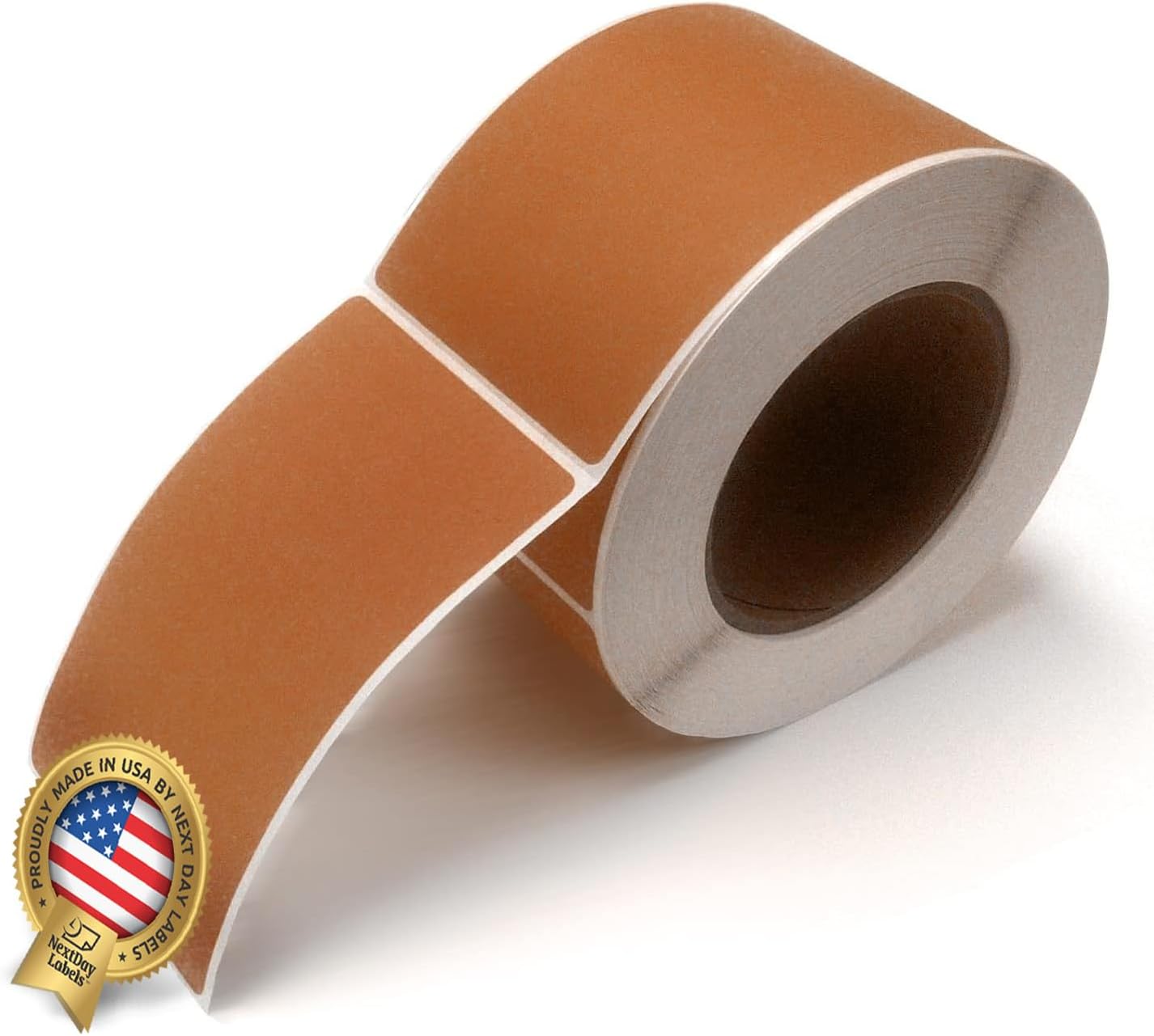 NextDayLabels 500 Rectangle Stickers (3" x 5") (Tan)