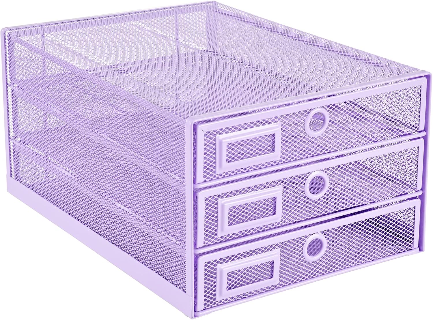 Annova 3-Tier Mesh Drawers (Pink)