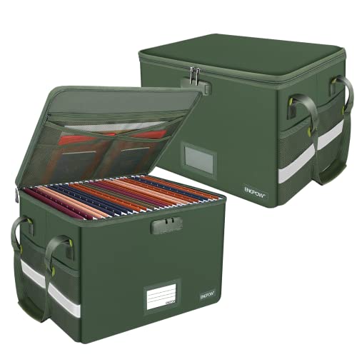 ENGPOW File Box with Lock (Green)