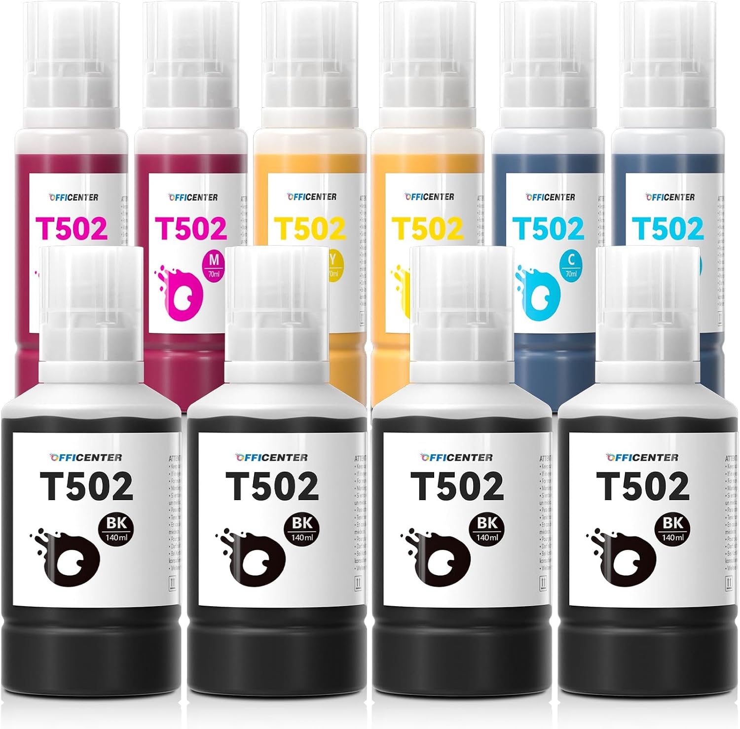 OFFICENTER 10 Pack T502 Refill Bottles