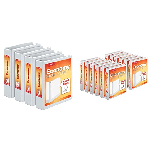 Cardinal 1.5 Inch and 1 Inch 3 Ring Binders Bundle (4 Pack)