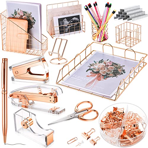 Yaomiao 13 Pcs Desk Accessories Kit