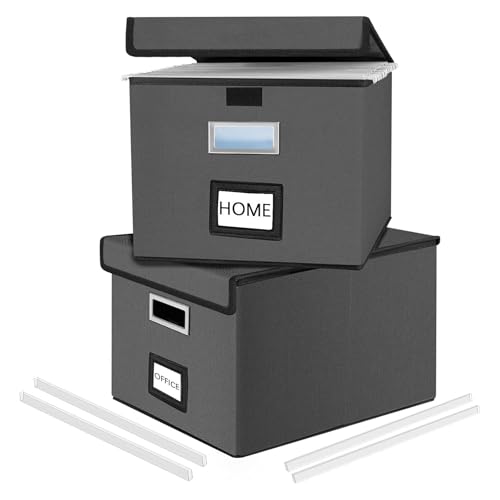 Huolewa Linen File Boxes