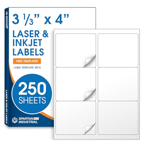 Spartan Industrial 3 1/3" x 4" Matte Sheets