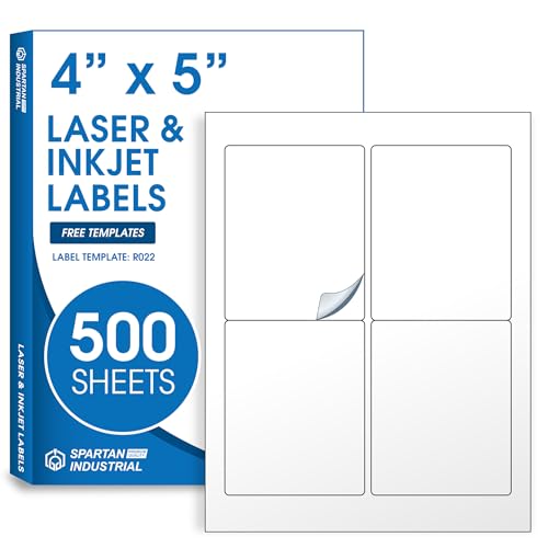 4" x 5" Printable Shipping Labels