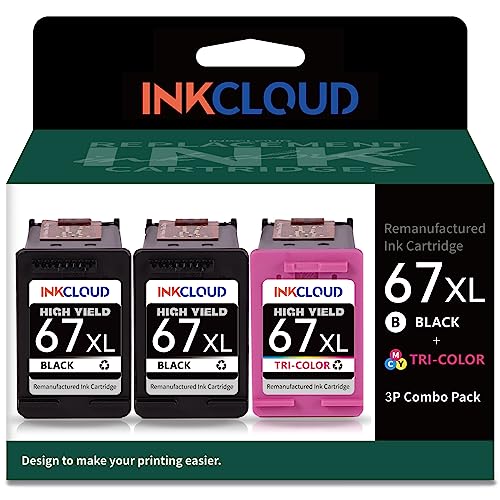 INKCLOUD HP 67XL Combo