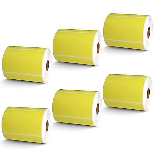 BETCKEY 4" x 2.5" Yellow Labels