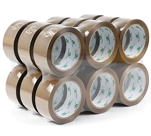 BOMEI PACK Brown Tape 18 Rolls