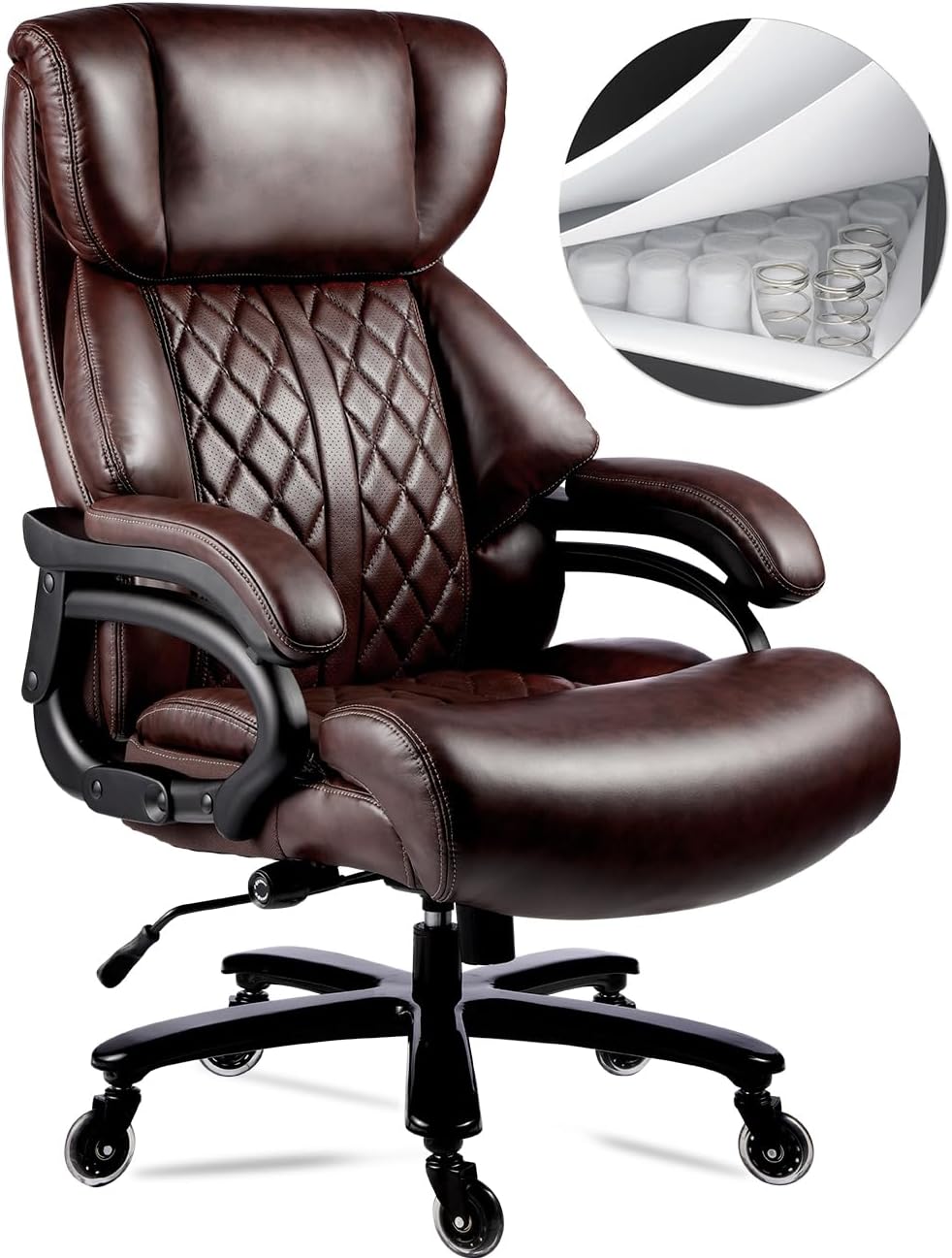 WILLMITA Big & Tall Chair (Casters)