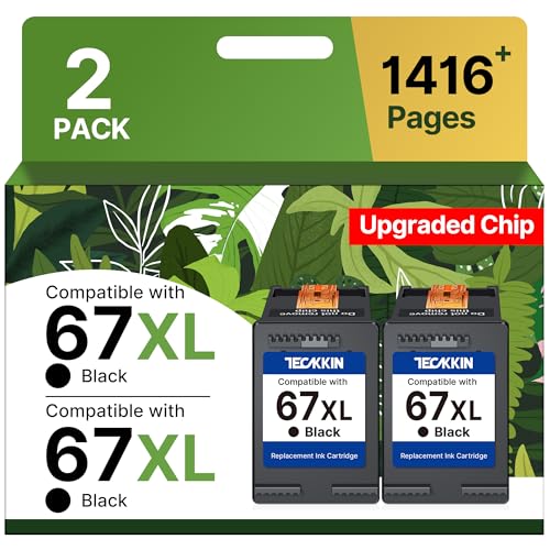 TECKKIN 67XL Black (2 Pack)