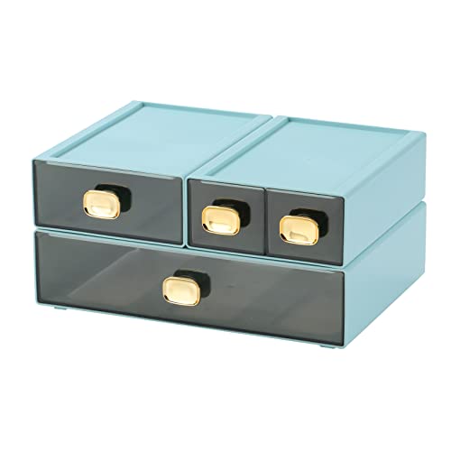 OSteed Spacious Desktop Storage Box (Cyan)