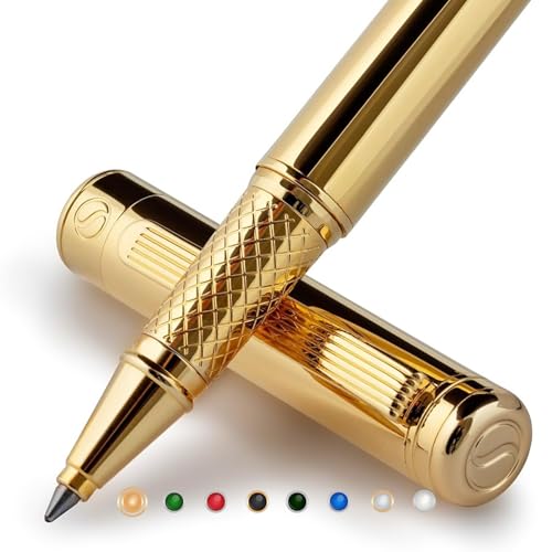 Scriveiner Gold Rollerball Pen