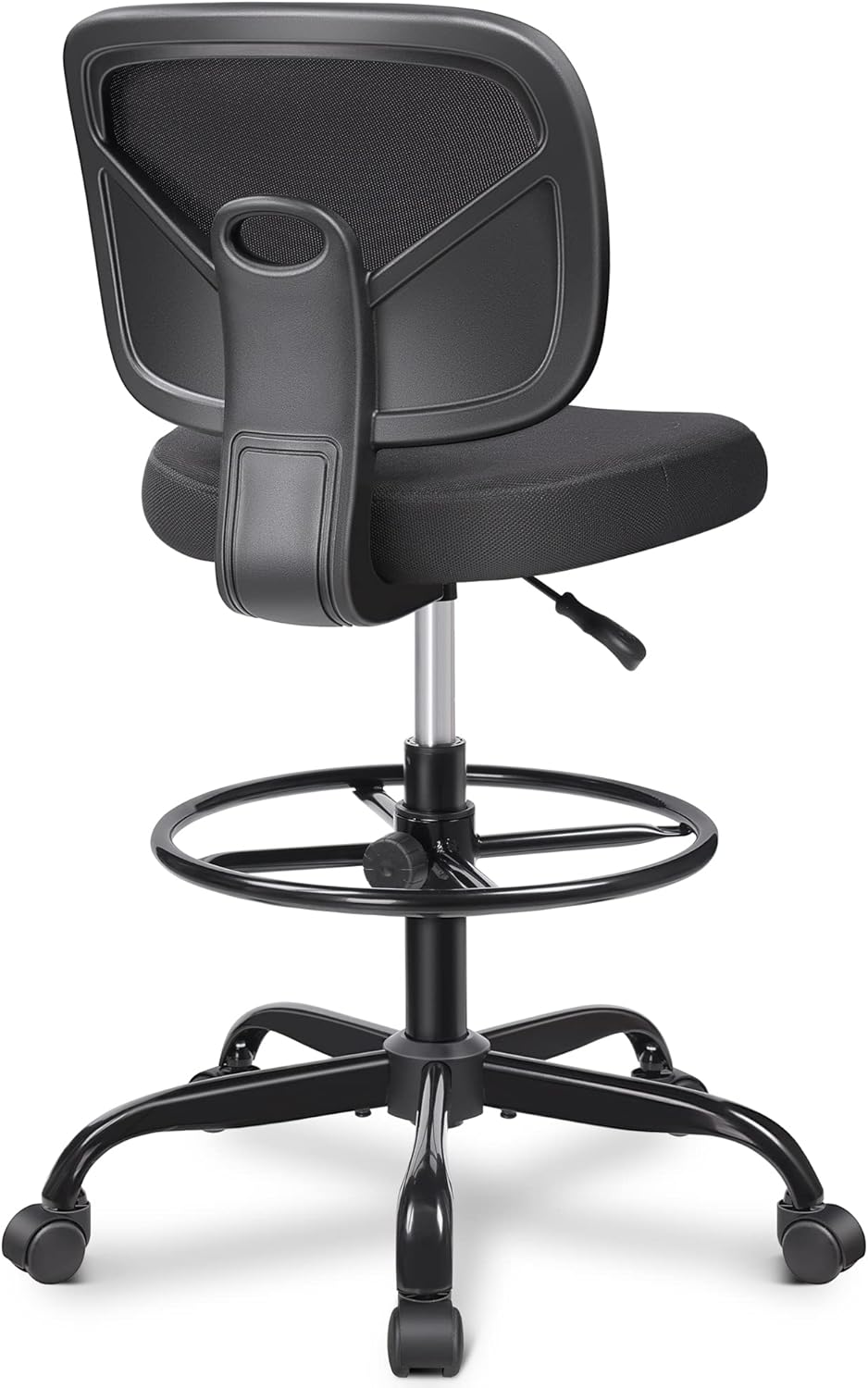 Primy Tall Drafting Desk Chair (Black)