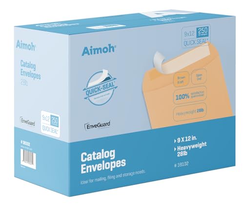 Aimoh 9x12 Kraft Self-Seal