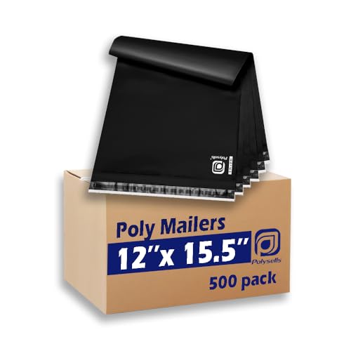POLYSELLS 12x15.5 Black (500)
