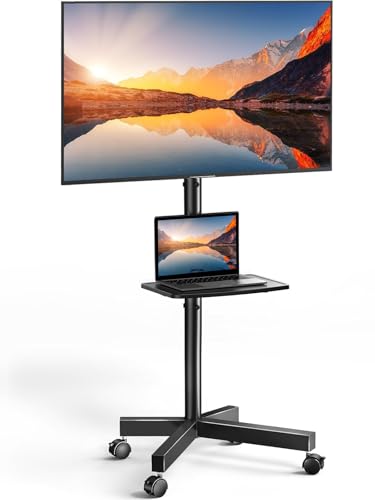 PERLESMITH Rolling TV Stand