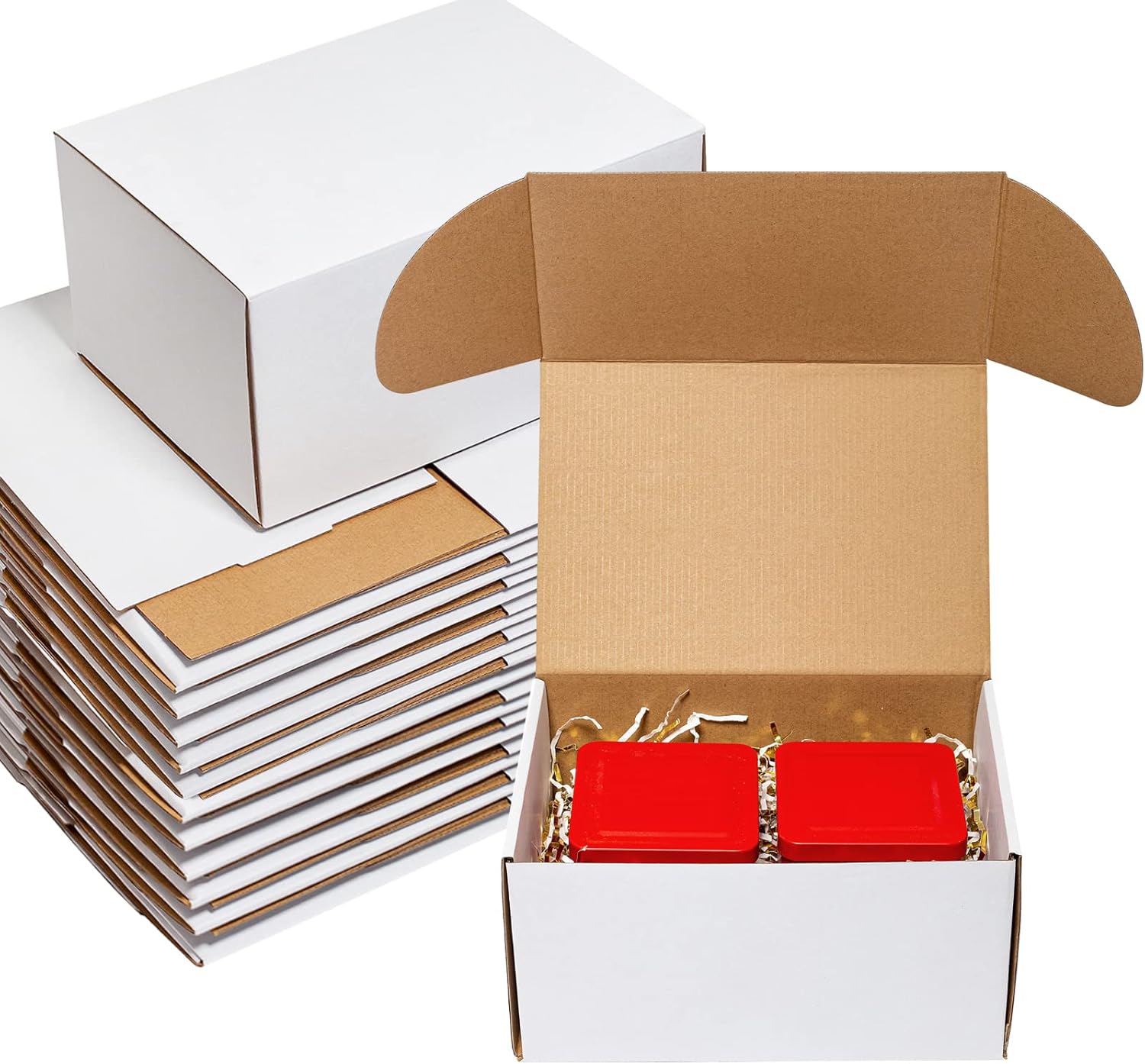 10x7x5" 25 Pack Shipping Boxes - Wowxyz