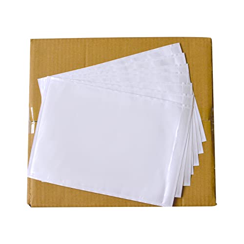 500 PCS 7"x 10" Clear Self-Adhesive Packing List Envelopes - Plastic Shipping/Mailing Pouch Enclosed Bags for Packing Slips Invoice Label