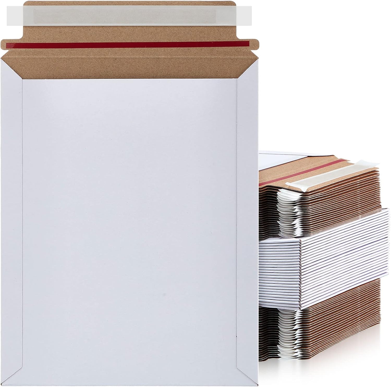 Fainne 7 x 9 Inch White Rigid Mailers