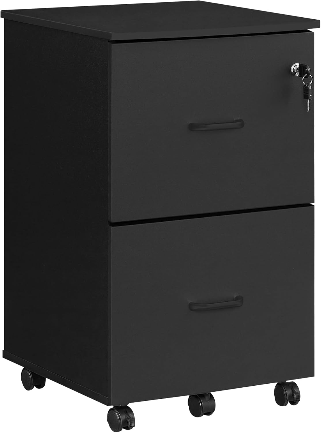 VASAGLE 2-Drawer File Cabinet (Black)