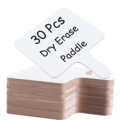 30 pcs Dry Erase Answer Paddle (8x10)