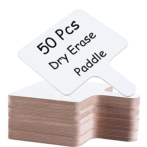 50 pcs Dry Erase Answer Paddle (8x10)