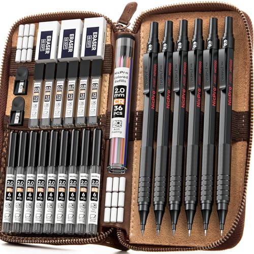 Nicpro 30PCS Mechanical Pencil Set