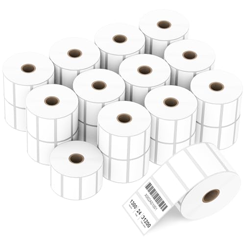 Compatible 2" x 1" Direct Thermal Labels (24 Rolls)