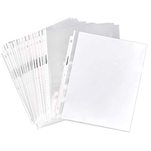 Amazon Basics Sheet Protector, 1200-Pack, Clear