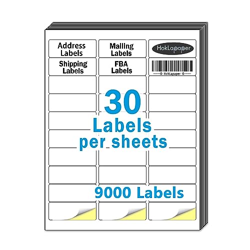 HokLapaper 1" x 2-5/8" (9000 Labels)