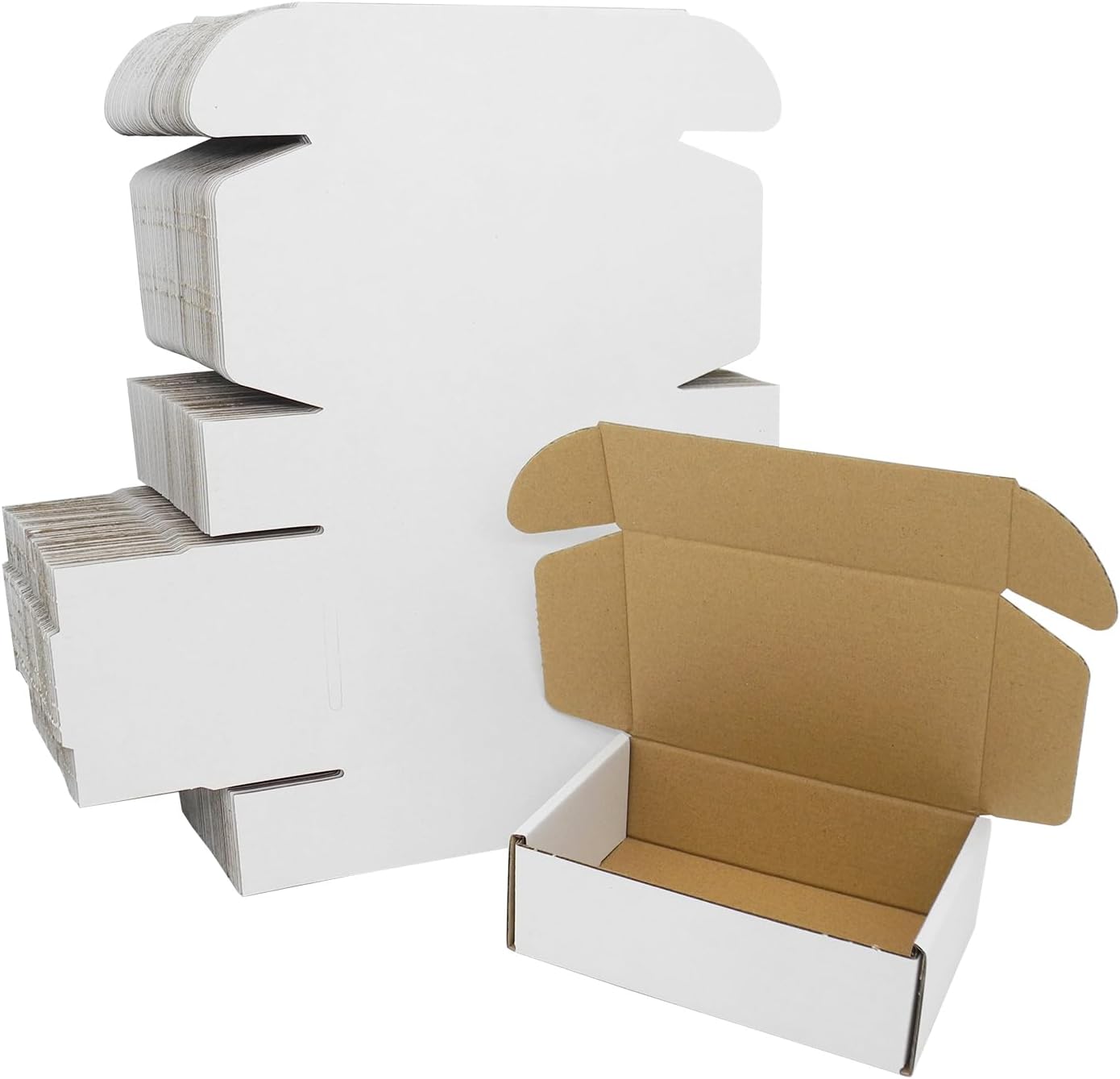6x4x2 Shipping Boxes Pack of 50 - ELAZEKES