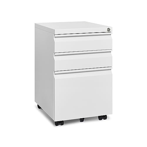 Approgreent 3 Drawer Mobile Cabinet