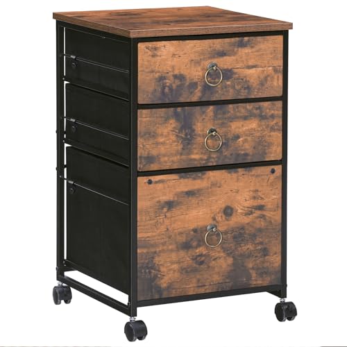 HOOBRO 3-Drawer Mobile File Cabinet