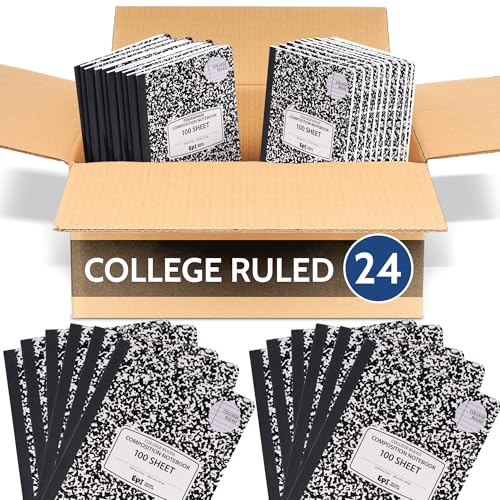 EPI Marble Hardcover Composition Notebook (24 Pack)
