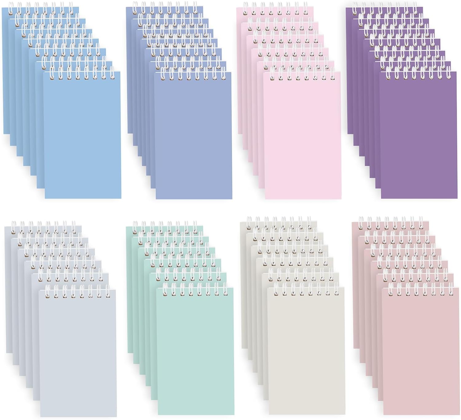 Ddaowanx 3x5 Pocket Spiral Notepads (Delight Colors)