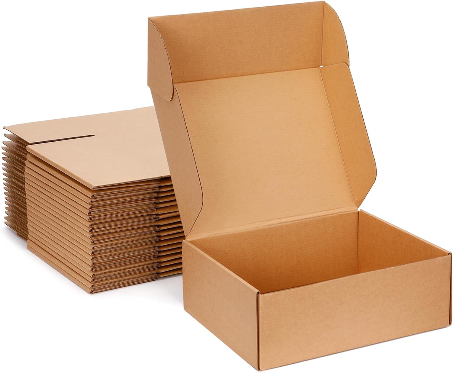 Small Shipping Boxes 9x6x4 Inches - Kraft Brown Corrugated Cardboard Boxes (20-Pack) for Mailing, Packing, Small Business & Gift Packaging - Recyclable & Sturdy