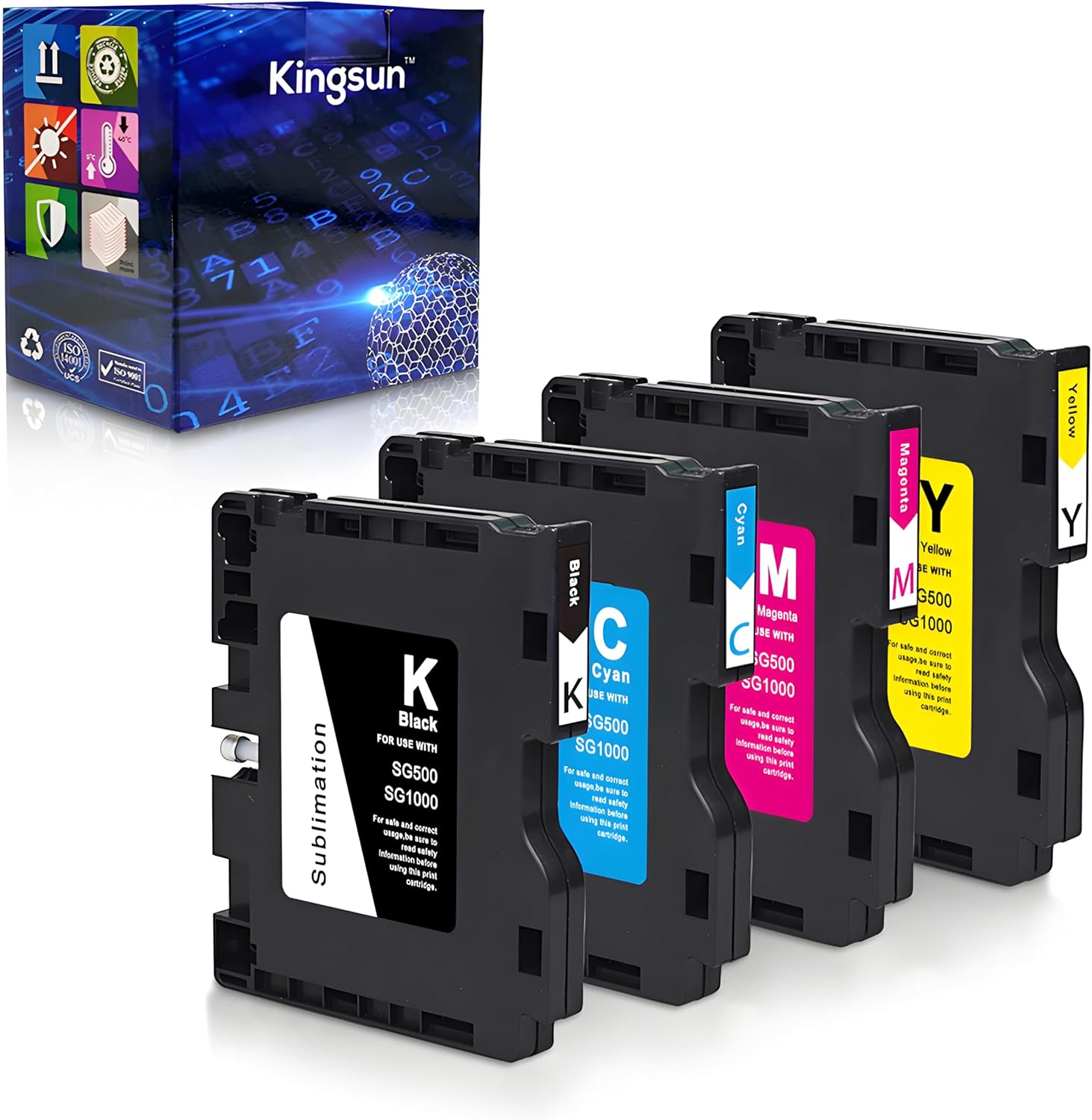 KSUMEI Sublimation Ink 4-Pack