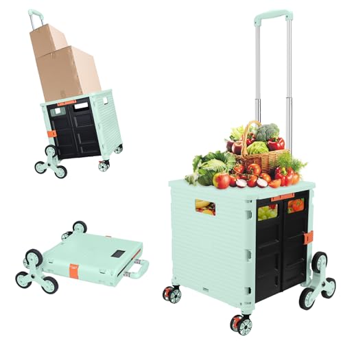 FELICON Stair-Climbing Folding Cart (Green)